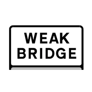 Weak bridge