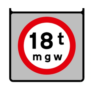 No vehicles over maximum gross weight shown