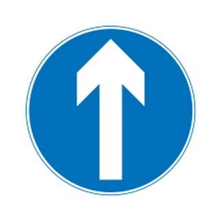 Ahead only