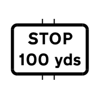 Distance to STOP line ahead