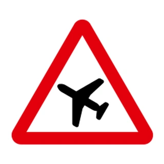 Low-flying aircraft or sudden aircraft noise