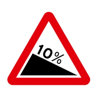 Steep hill downwards