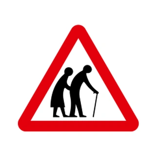 Frail, blind or disabled pedestrians likely to cross