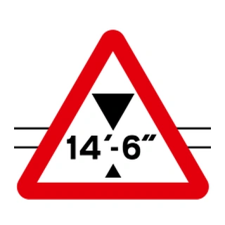 Width restriction ahead
