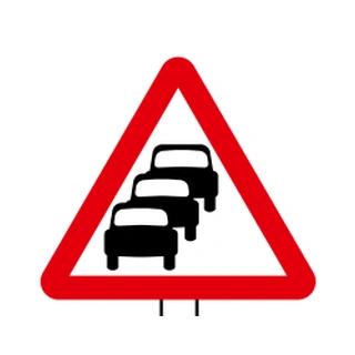 Traffic queues likely ahead