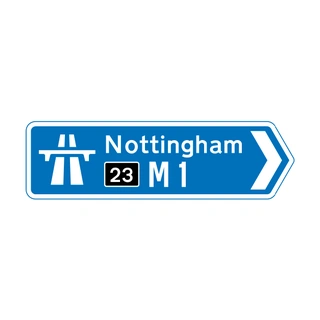 On approaches to motorway junctions