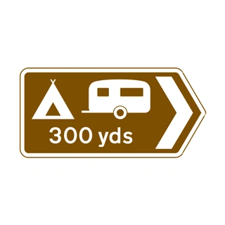 Direction to camping and caravan site