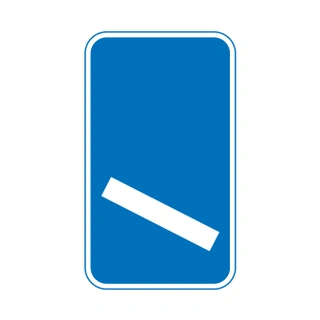 Countdown marker to motorway exit (1 bar)