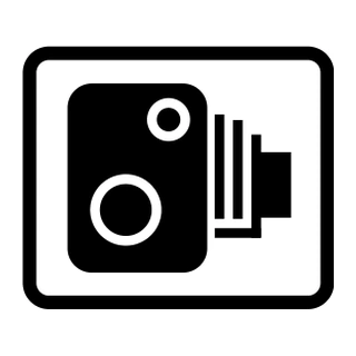 Area in which cameras are used to enforce traffic regulations