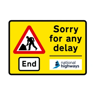 End of road works and temporary restrictions